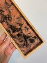 Load image into Gallery viewer, Rhodonite - 3.5&quot; x 10&quot; Resin Tray