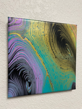 Load image into Gallery viewer, Gilded Portal - 8&quot; x 8&quot; Acrylic Painting on Canvas