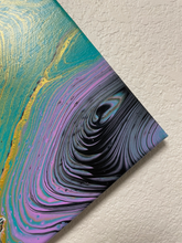 Load image into Gallery viewer, Gilded Portal - 8&quot; x 8&quot; Acrylic Painting on Canvas