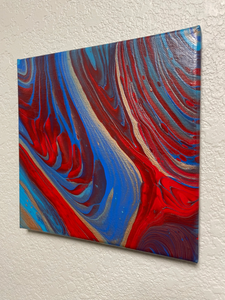 Ether - 8" x 8" Acrylic Painting on Canvas