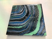 Load image into Gallery viewer, Migration - 8&quot; x 8&quot; Resin Painting on Wood
