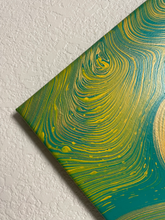 Load image into Gallery viewer, Green Machine - 8&quot; x 8&quot; Acrylic Painting on Canvas