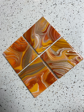 Load image into Gallery viewer, CITRINE - 4&quot; x 4&quot; Coaster Set
