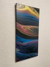 Load image into Gallery viewer, OBSIDIAN - 10&quot; x 20&quot; Acrylic Painting on Canvas